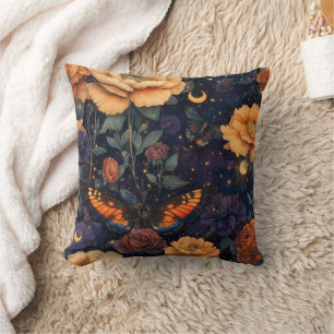 Vintage Butterfly Wildflower (2) Cushion