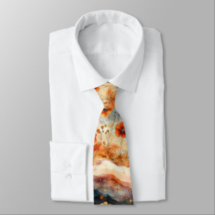 Vintage Butterfly Wildflower (6) Tie