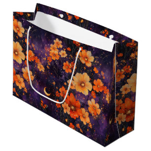 Vintage Butterfly Wildflower (7) Large Gift Bag