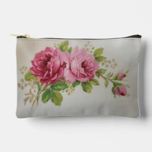 Vintage Cabbage Rose Elegance Print Cut Sew Bag