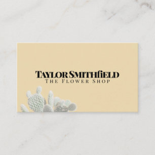 Vintage Cactus Business Card