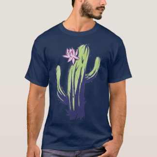 Vintage Cactus Cacti Succa Succulent Bohemian Boho T-Shirt