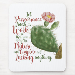 Vintage Cactus of J P Redouté illustrated Mouse Mat