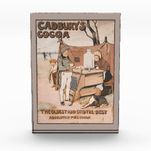 Vintage Cadbury's Cocoa Advertisement Photo Block
