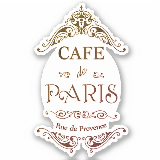 Vintage cafe paris (Front)