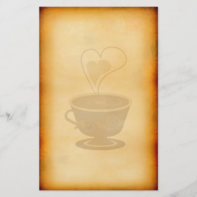 Vintage Cafe Stationery (Front)