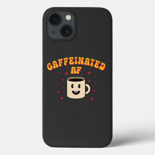 Vintage Caffeinated AF iPhone 13 Case