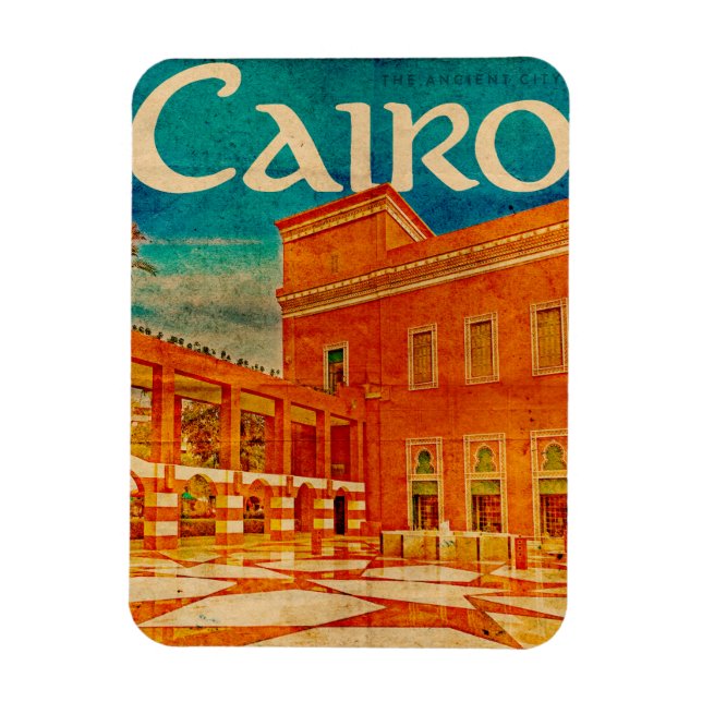 Vintage Cairo Flexible Magnet (Vertical)