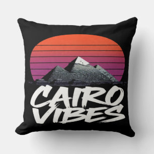 Vintage Cairo Vibes   Egyptian Street Style & Trav Cushion