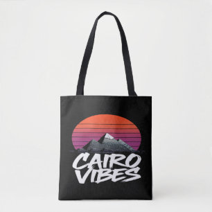 Vintage Cairo Vibes Egyptian Street Style & Trav Tote Bag