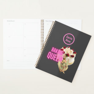 Vintage Cake Baking Queen Planner
