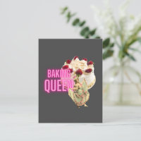 Vintage Cake Baking Queen