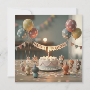 vintage cake funny birthday cards