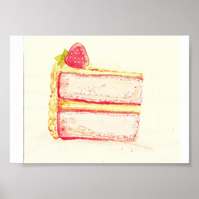 Vintage Cake Poster (Front)