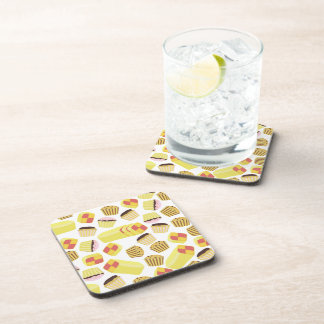 Vintage Cakes Pattern Coaster