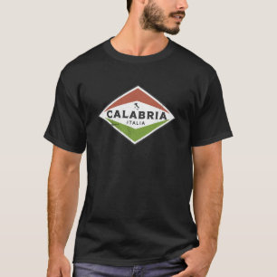 Vintage Calabria Italia boy family T-Shirt