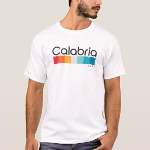 Vintage Calabria Italy Retro Design T-Shirt