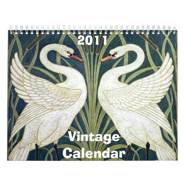 Vintage Calendar ~  2011 (Cover)