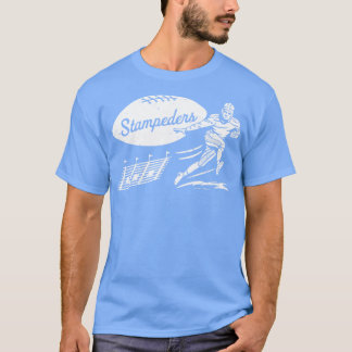 Vintage  Calgary Stampeders White Stampeders Wordm T-Shirt