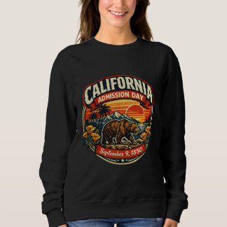 Vintage California Admission Day Retro Bear & Popp Sweatshirt