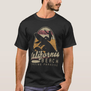 Vintage California Beach Surfing Paradise T-Shirt