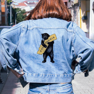 Vintage California Bear Hug Denim Jacket