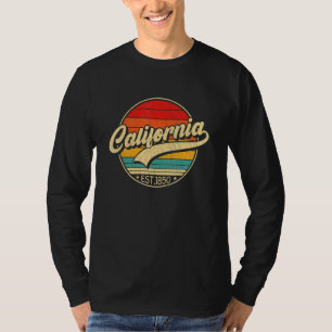 Vintage California CA Cali 1850 Retro US Men Women T-Shirt