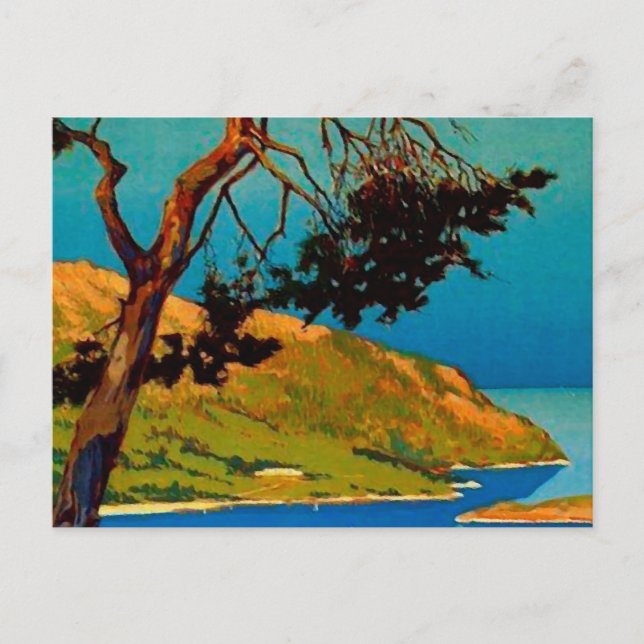 Vintage California Coast Travel Post Cards (Front)