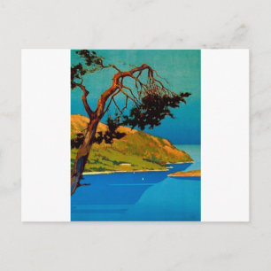 Vintage California Coast Travel Postcard