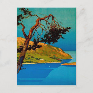 Vintage California Coast Travel Postcard