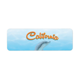 Vintage California Dolphin travel poster