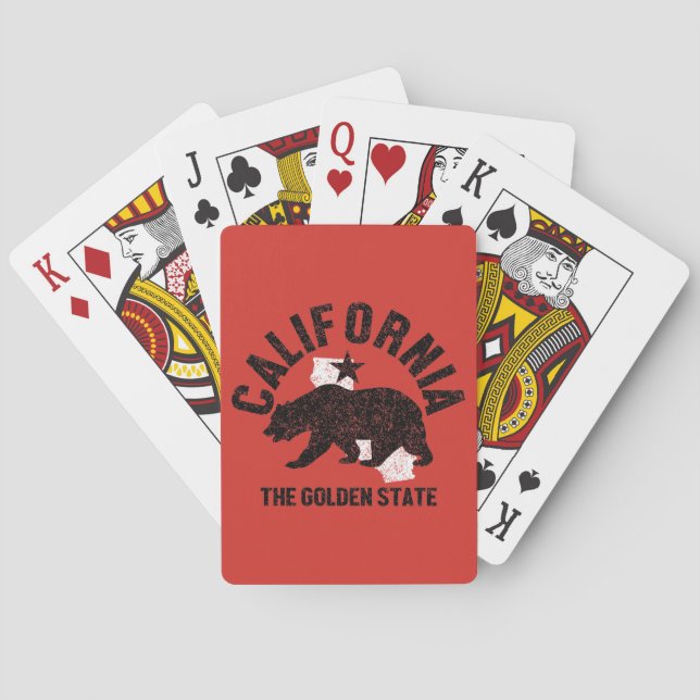 Vintage California Playing Cards (Back)