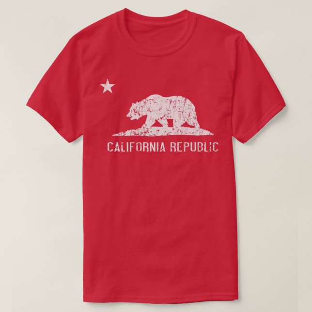 Vintage California Republic Flag 1 T-Shirt (Design Front)