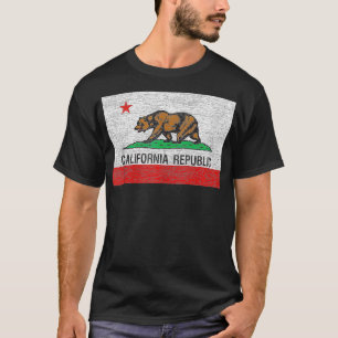 Vintage California Republic I Love CA Cali Life T-Shirt