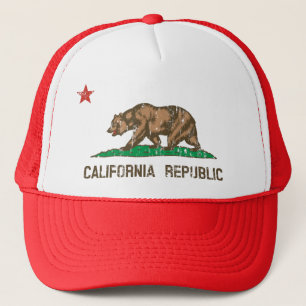 Vintage California Republic State Flag Trucker Hat