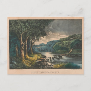 Vintage California Silver Creek Sierra Nevada Postcard