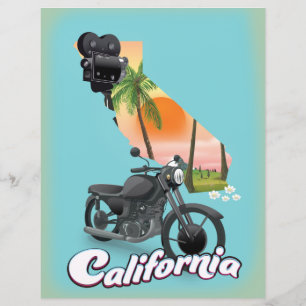 Vintage California Travel poster