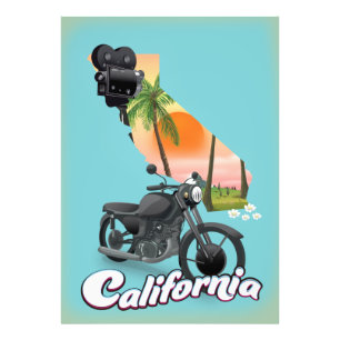 Vintage California Travel poster