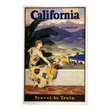 Vintage California Travel Poster