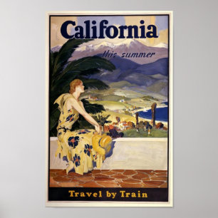 Vintage California Travel Poster