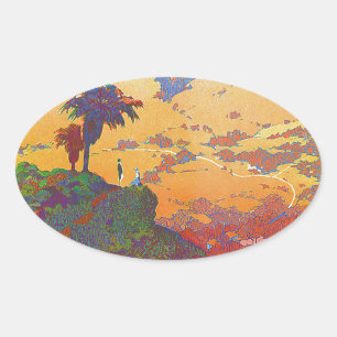 Vintage California Travel Sticker