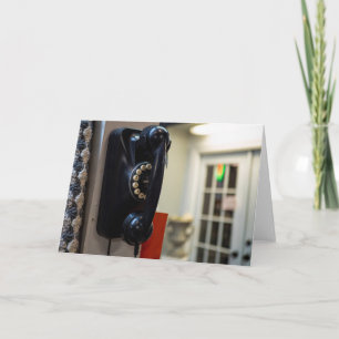 Vintage Call: Retro Telephone Card