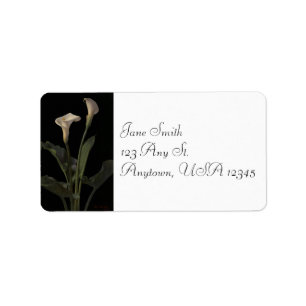 Vintage Calla Lilies Address Labels