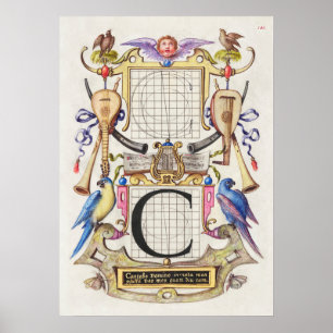Vintage Calligraphy Poster