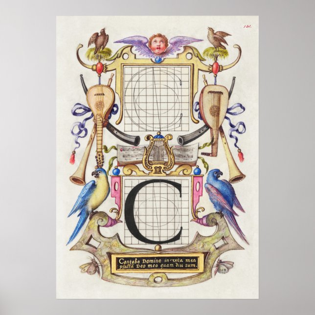 Vintage Calligraphy Poster (Front)