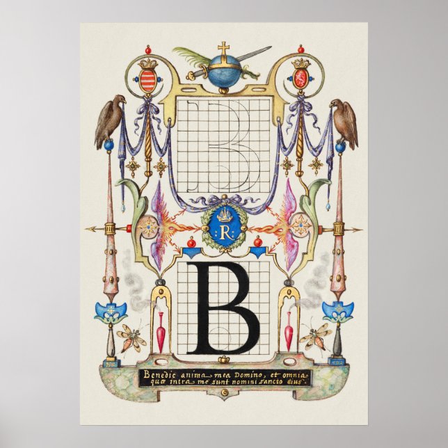 Vintage Calligraphy Poster (Front)