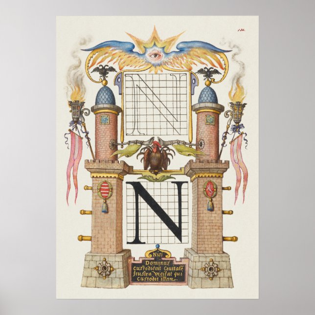 Vintage Calligraphy Poster (Front)
