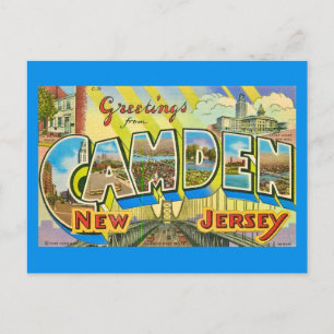 Vintage Camden New Jersey Postcard