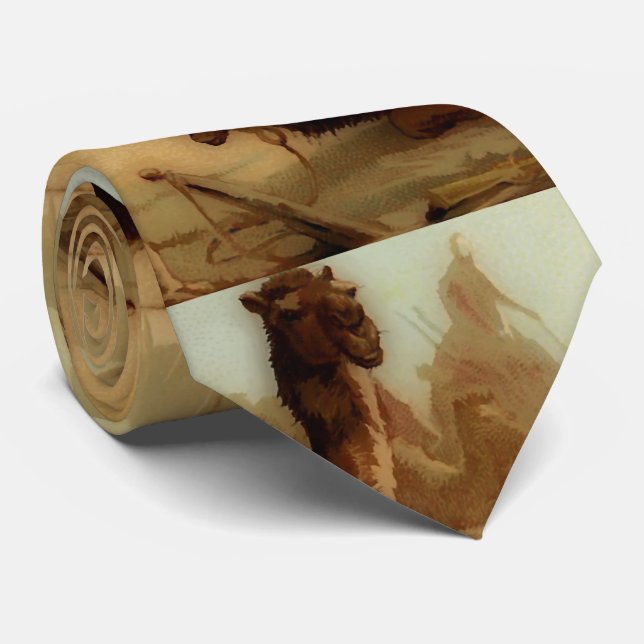 Vintage camels tie (Rolled)