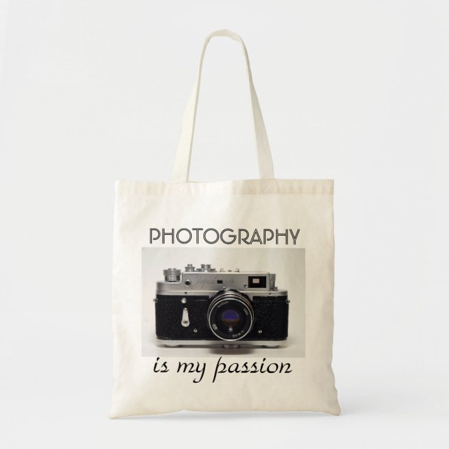 VINTAGE CAMERA 02 Photography is my Passion  Bag (Front)